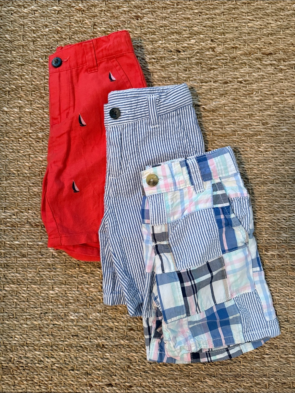 Janie and Jack Shorts - set of three